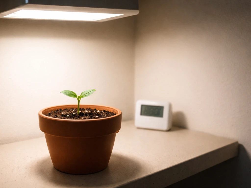how long should a grow light be on for seedlings