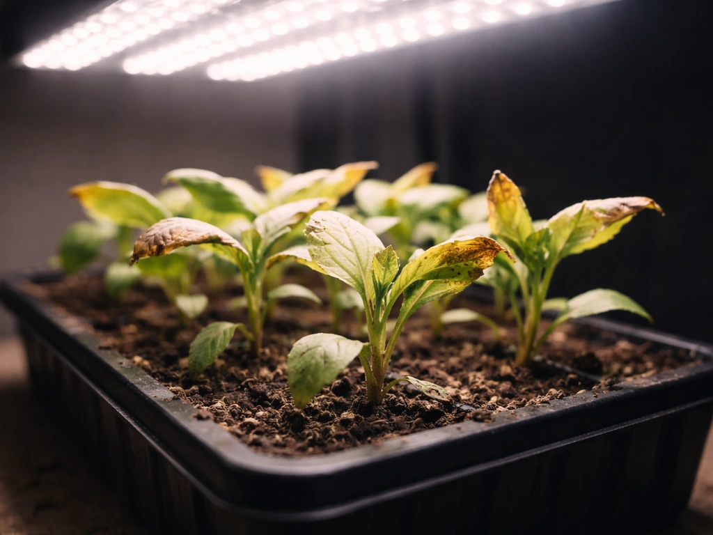 how long should seedlings be under grow lights