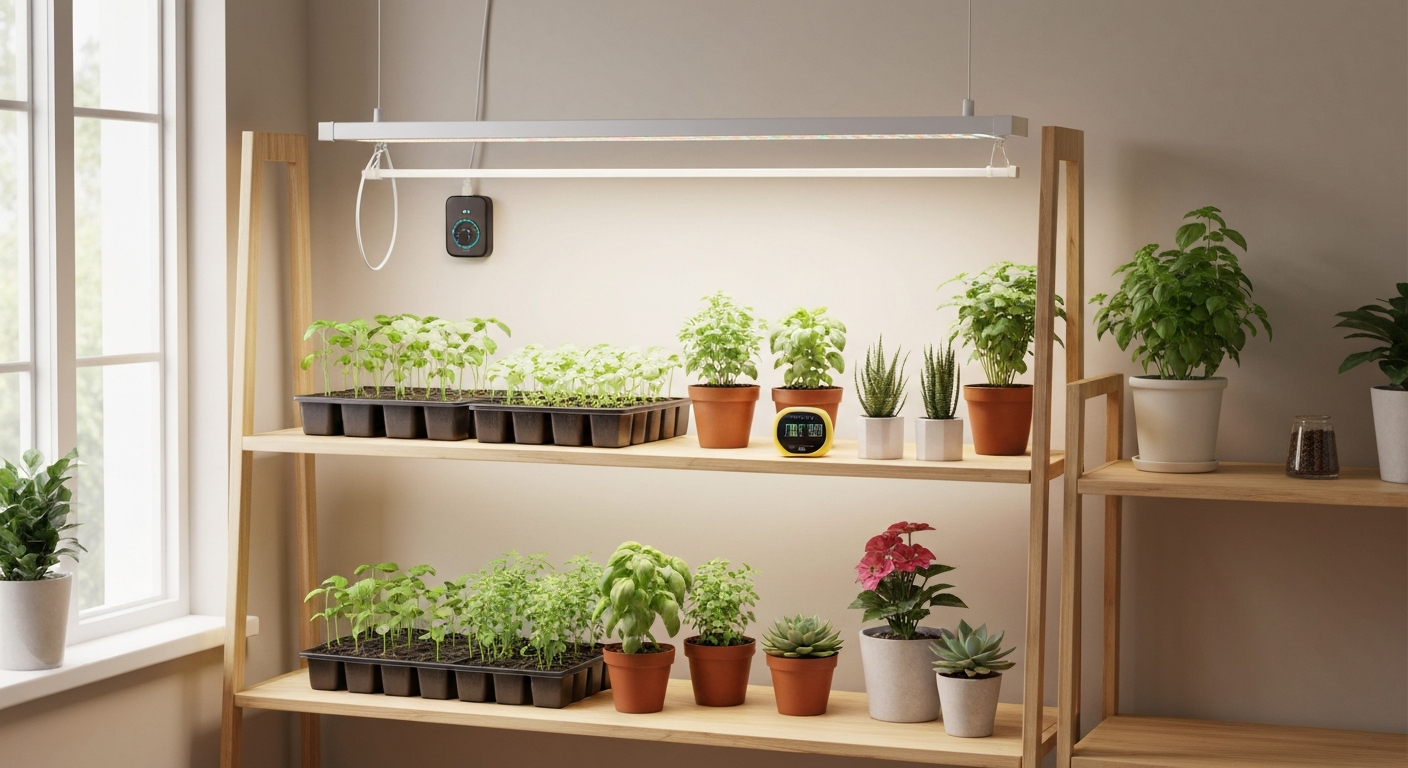Benefits of Grow Lights for Indoor Plants: When & How, Guide & Buying Tips